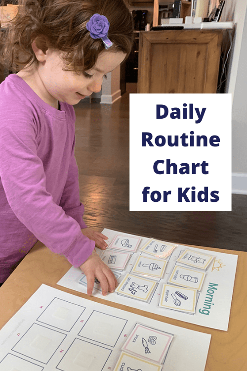 daily routine chart, toddler, montessori, homeschooling, preschool, kindergarten, schedule, planner