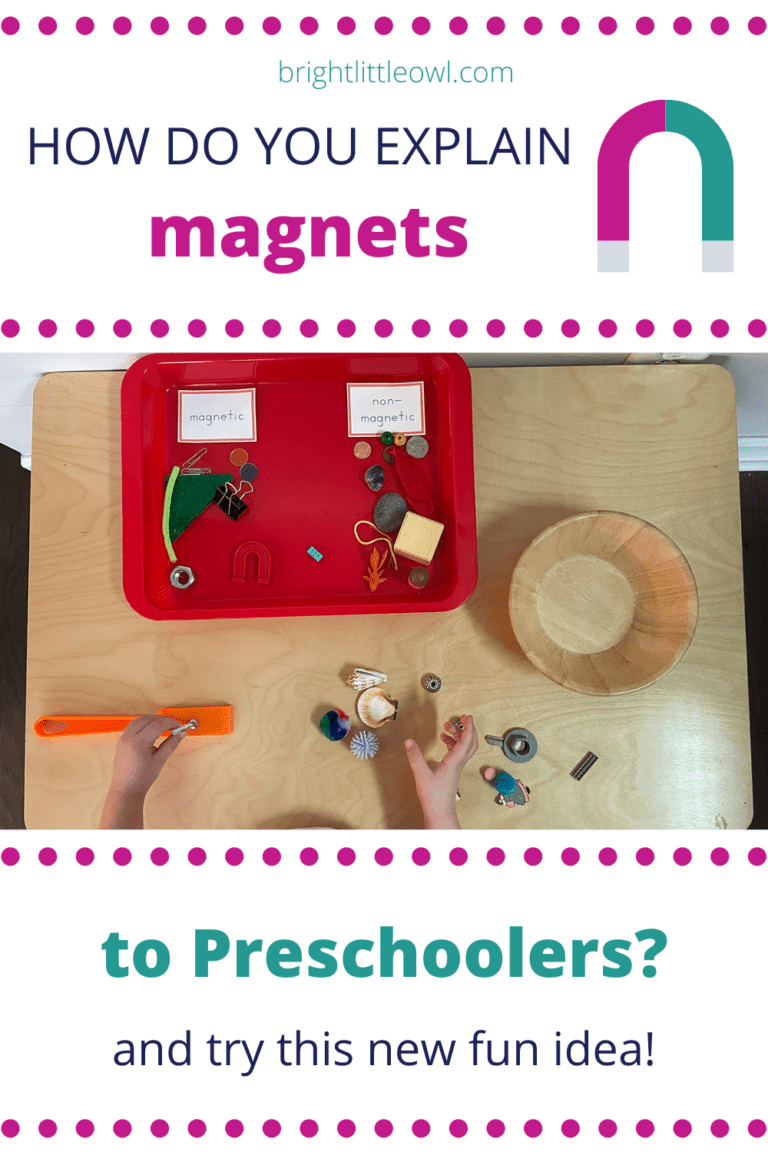 how do you explain magnets to preschoolers? Montessori, science, art