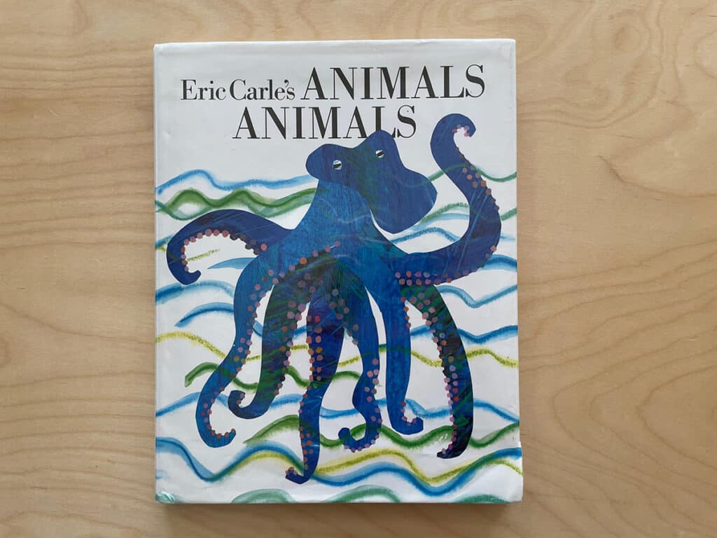 poetry for children, Montessori, book list, preschool, Eric Carle's Animals Animals