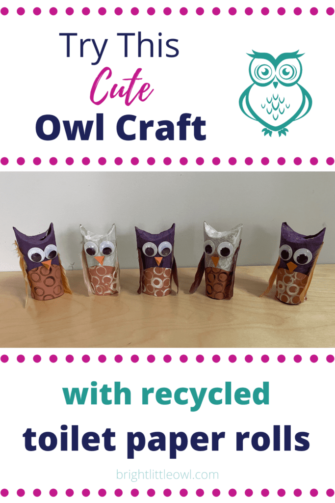 owl craft pin