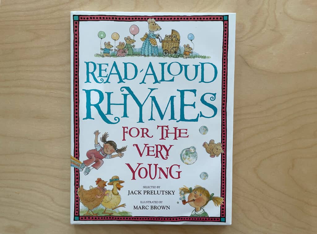 poetry for children, Montessori, book list, preschool, Read Aloud Rhymes for the Very Young