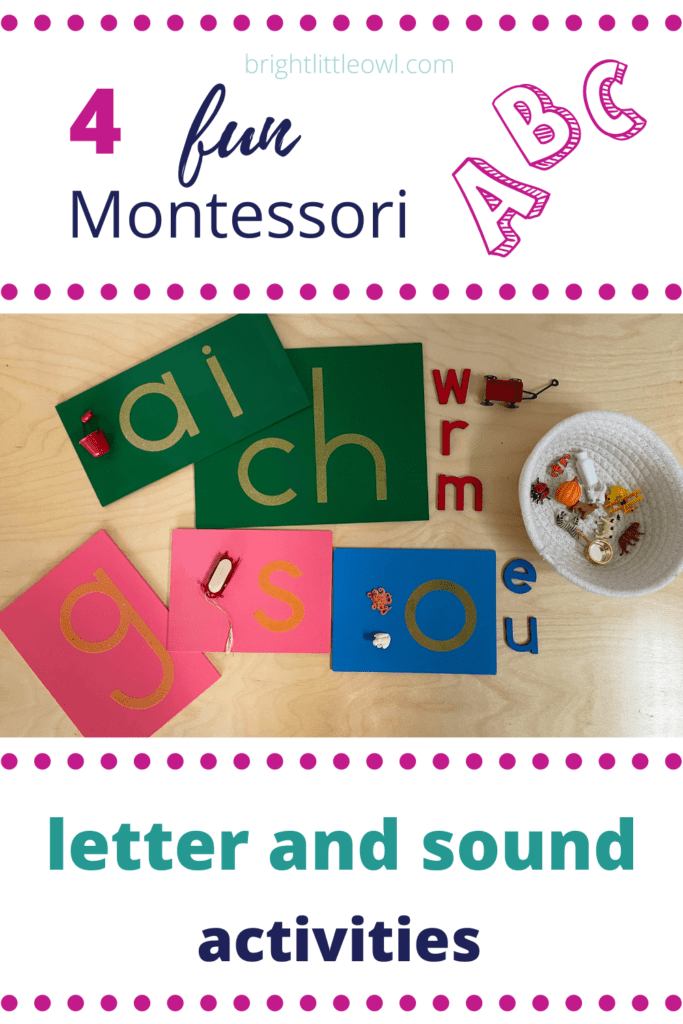 letter and sound pin