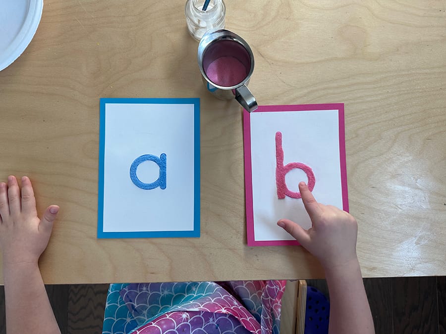 Montessori Sandpaper Letters 3 Easy Ideas To DIY At Home