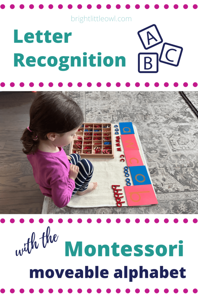 letter recognition pin